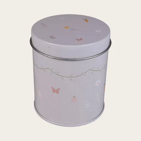Tealight in tin, H 8cm Easter Joyful