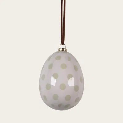 Easter egg, H 6.5cm, Styrofoam, Green