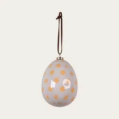 Easter egg, H 8cm, Styrofoam, Yellow
