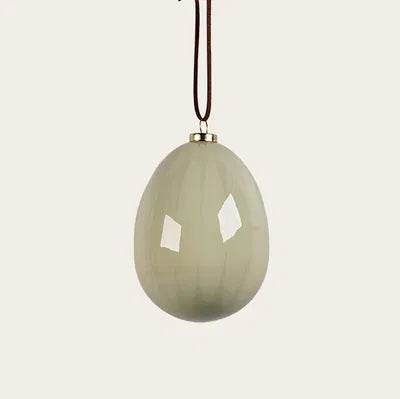 Easter egg, H 8cm, Styrofoam, Green