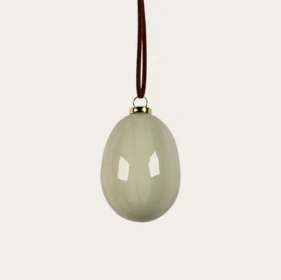 Påskägg, H 6,5cm, Frigolit, Grön
