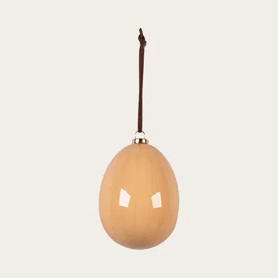Easter egg, H 8cm, Styrofoam, Yellow