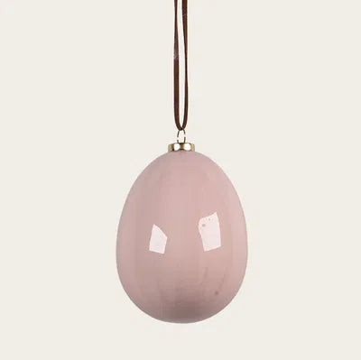 Easter egg, H 8cm, Styrofoam, Pink