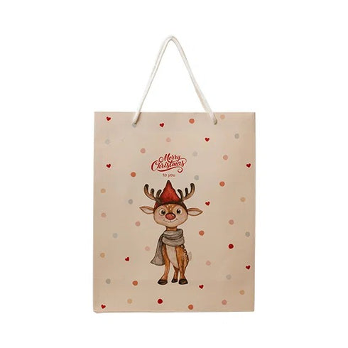 Presentpåse, Merry To You, Ren, H32cm