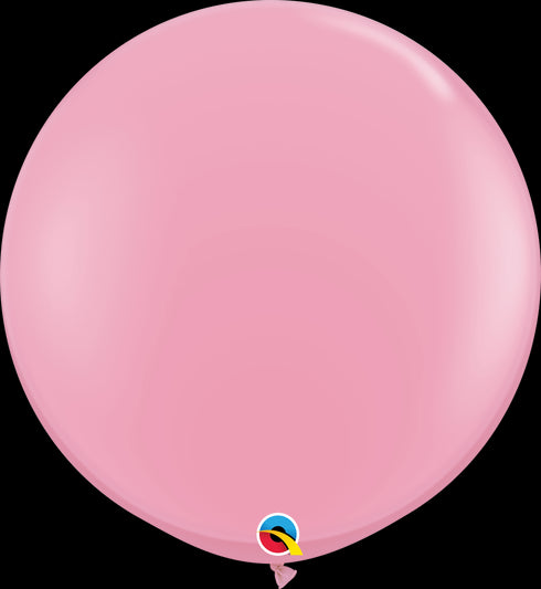 3' RND QX LATEX PLAIN 002CT PINK