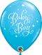 QX 11" R RETAIL RBN EGG 006CT BABY BOY STARS