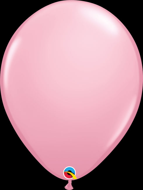 16" RND QX LATEX PLAIN 050CT PINK