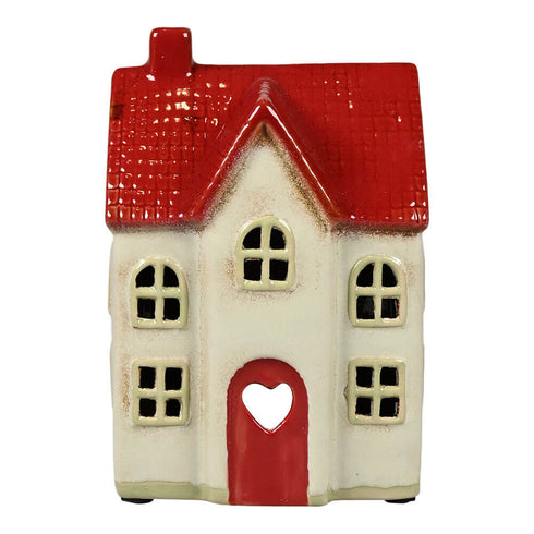 Keramikhus, Beige, H 15cm