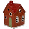 Keramikhus, Rött, H 15 cm