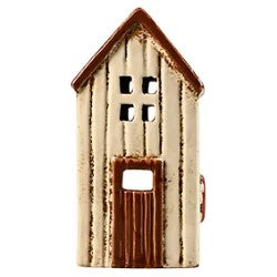 Keramikhus, Sjöbod, Creme, H 14cm