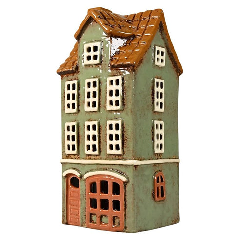 Keramikhus, Dirty Green, H 20cm