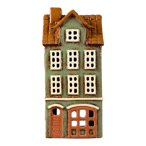 Keramikhus, Dirty Green, H 20cm