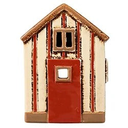 Keramikhus, Sjöbod, Creme, H 12,5cm