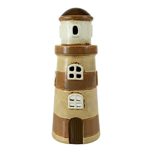 Keramikhus, Fyr, Beige, H 18cm