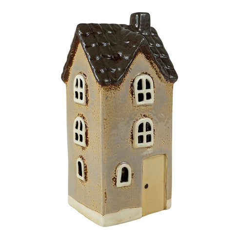 Keramikhus, Beige, H 17cm