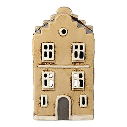 Keramikhus, Creme, H 16cm