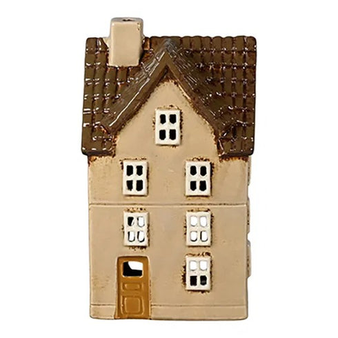 Keramikhus, Gult, H 18cm