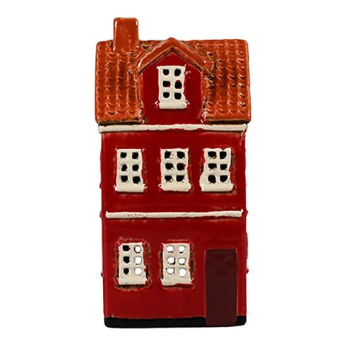 Keramikhus, Rött, H 16cm