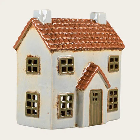 Keramikhus, Grått, H 16cm