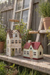 Ceramic House, Grey, with handle, H 22cm