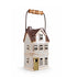 Ceramic House, Grey, with handle, H 22cm