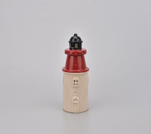 Keramikhus, Hållö fyr, för värmeljus, H 18cm