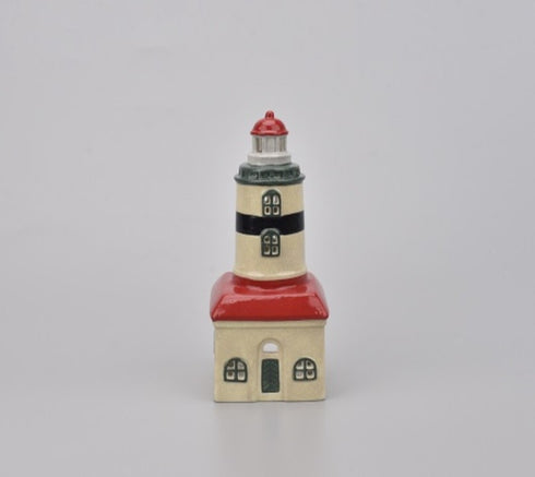 Keramikhus, Falsterbo fyr, för värmeljus, H 18cm