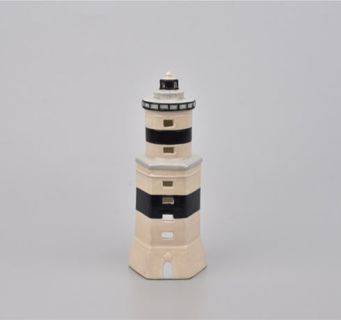 Keramikhus, Örskär fyr, för värmeljus, H 18cm