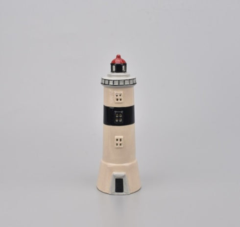 Keramikhus, Långe Jan fyr, för värmeljus, H 18cm