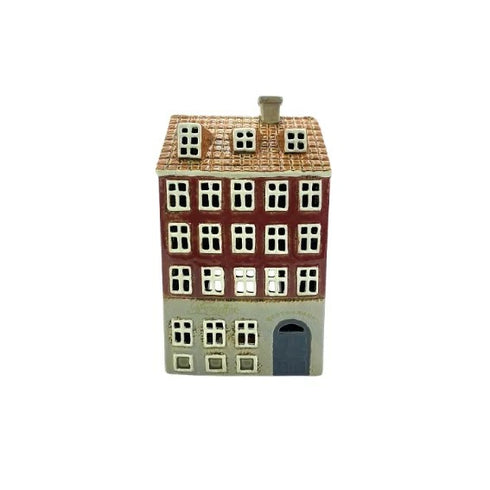 Keramikhus,Rött, H 23cm