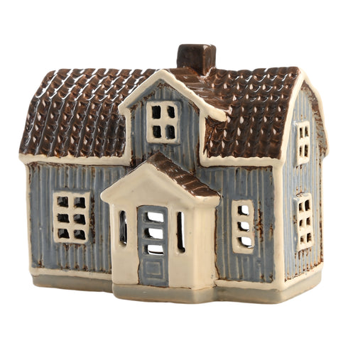Keramikhus, Svenskt, Blått, H 11cm