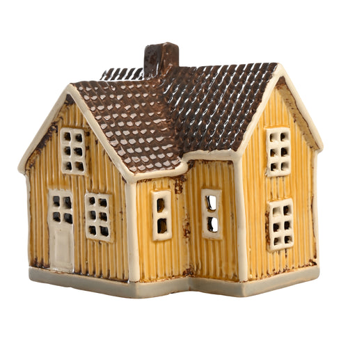 Keramikhus, Svenskt, Gult, H 12cm