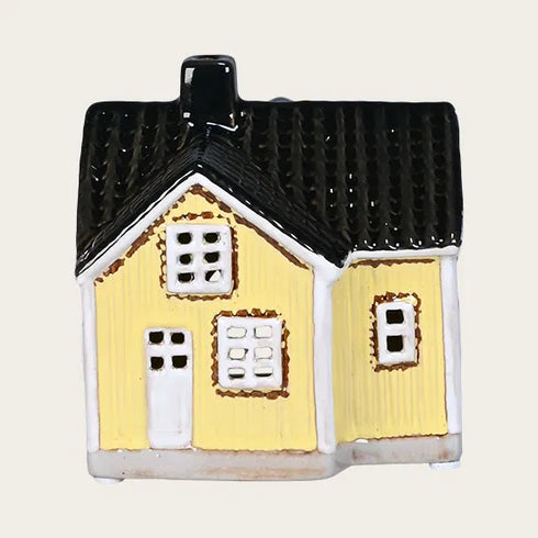 Keramikhus, Svenskt, Gult, H 12cm