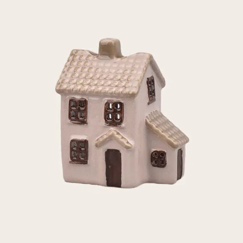 Keramikhus, Pink creme, H 10cm