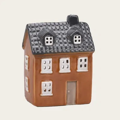 Keramikhus, Brunt, H 12cm