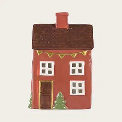 Keramikhus, Christmas Joy, Orange, H 15cm
