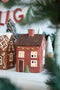 Keramikhus, Christmas Joy, Orange, H 15cm