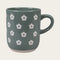 Mug, Summer Flowers, H 9.5cm, Stoneware, Blue