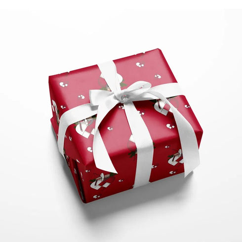 Presentpapper, Classic Christmas, Röd, 5 m