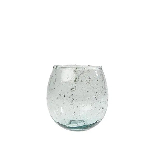 Blomkruka, återvunnet glas