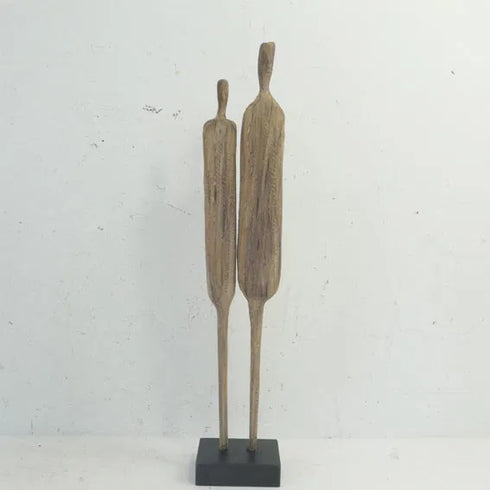 Wooden figurine for decoration, H48cm, Natural color