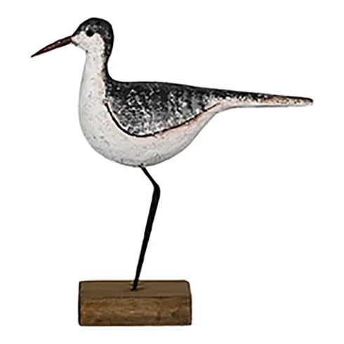 Fågel för dekoration, H15cm, Grå