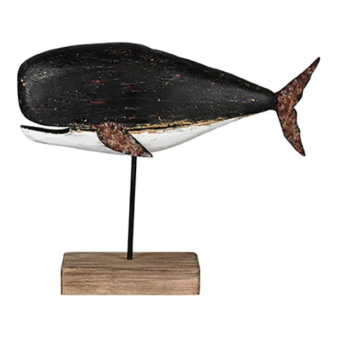 Figurer, Fisk, H26,5cm, Svart