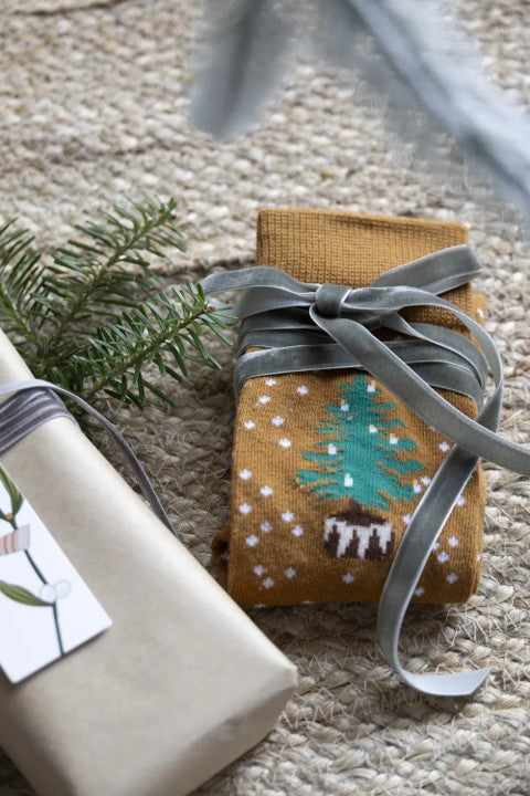 Strumpor för män, gran, storlek 42-46, Brun