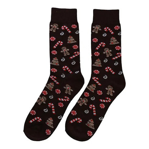 Strumpor för män, storlek 42-46, Brun