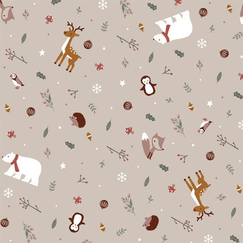 Presentpapper, Winter Spirits, Brun, 10 m