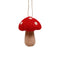 Svamp för upphängning, H 6,5cm, Röd