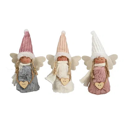 Änglar, H11cm Polyester, 3ass