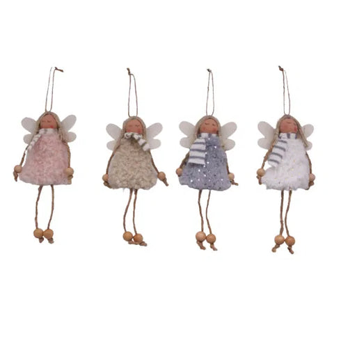 Julkula - Ängel att hänga i granen, H18xW7xD3cm