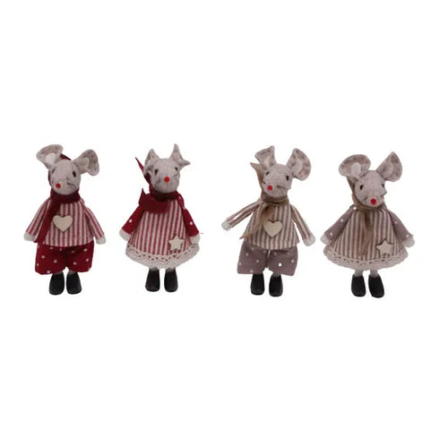 Mus, H 11cm, Flerfärgad